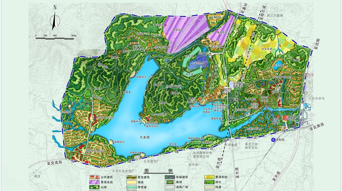 九龙湖规划总图高清图片